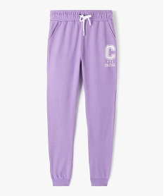 pantalon de jogging fille avec logo patine – camps united violetG156401_2