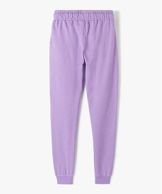 pantalon de jogging fille avec logo patine – camps united violetG156401_4