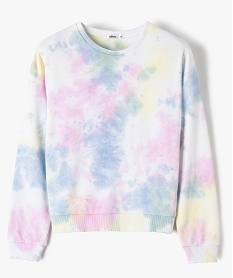 GEMO Sweat fille multicolore effet tie and dye Multicolore