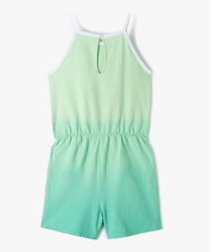 combishort fille sportswear en jersey au coloris degrade vert combishortsG174201_3