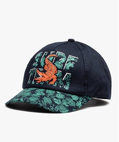 GEMO Casquette garçon motif crocodile Bleu