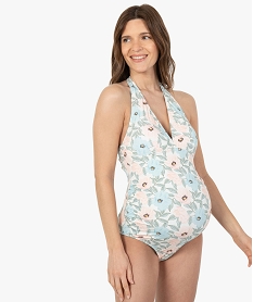 GEMO Maillot de bain de grossesse une pièce Rouge