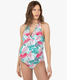 GEMO Maillot de bain de grossesse une pièce vert vif