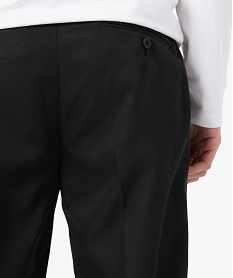 pantalon de costume homme aux reflets satines noir pantalons de costumeG187401_2