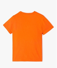 tee-shirt garcon a manches courtes avec motif anime orangeG195201_4