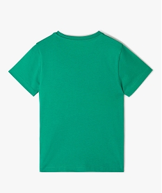 tee-shirt garcon a manches courtes imprime surf vertG199701_3