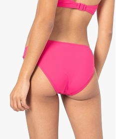 bas de maillot de bain femme forme culotte rose bas de maillots de bainG211401_2