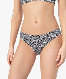 GEMO Bas de maillot de bain femme imprimé forme culotte Imprimé