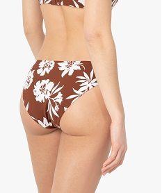 bas de maillot de bain femme a motifs fleuris forme culotte imprime bas de maillots de bainG213901_2