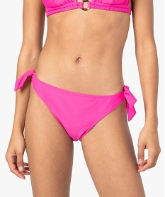 GEMO Bas de maillot de bain femme forme culotte Rose