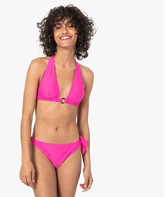 bas de maillot de bain femme forme culotte rose bas de maillots de bainG214301_3