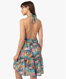 robe de plage femme a volants imprimeG216201_3