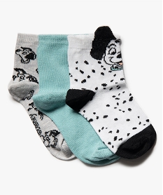 GEMO Chaussettes bébé fille avec motifs animaux (lot de 3) - Disney Noir