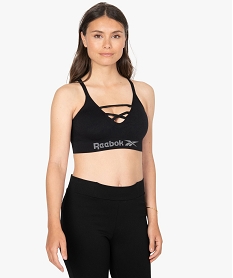 brassiere femme speciale sport avec dos fantaisie - reebok noir soutien gorge sans armaturesG236001_1