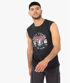 GEMO Débardeur homme imprimé - ACDC gris standard
