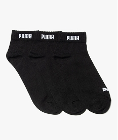 GEMO Chaussettes homme spécial sport tige courte (lot de 3) - Puma noir standard