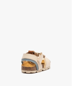 sandales bebe garcon dessus cuir motif ourson – na! beige sandales et nu-piedsG256001_4