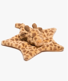 GEMO Doudou plat avec tête de girafe - Keel Toys marron standard
