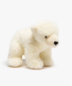 GEMO Peluche ours polaire en matières recyclées - Keel Toys blanc standard