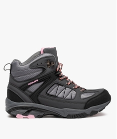 GEMO Chaussures de randonnée femme à lacets – Koh-Lanta gris standard