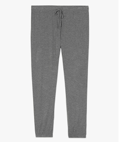pantalon de pyjama femme grande taille resserre dans le bas gris bas de pyjamaG267201_4