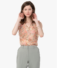 BLOUSE OLIVE BLOUSE AOP FLORAL