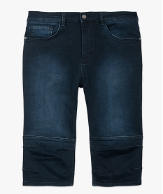 bermudapantacourt homme en jean legerement delave bleu shorts et bermudasG285101_4
