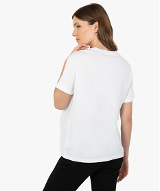tee-shirt compatible allaitement avec motif blancG288901_3