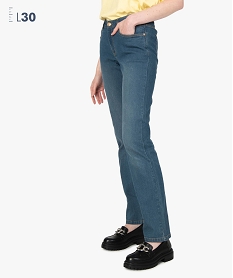 GEMO Jean femme coupe Regular – L30 Gris