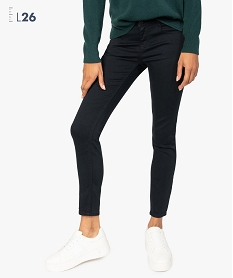 GEMO Pantalon femme coupe slim - Longueur L26 kaki vif