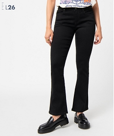 GEMO Jean femme coupe Bootcut - L26 Noir