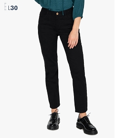 jean femme coupe regular noir - longueur l30 noir pantalonsG306201_1