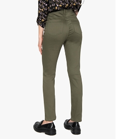 pantalon femme coupe regular - longueur l26 vert pantalonsG306801_3