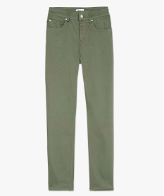pantalon femme coupe regular - longueur l26 vert pantalonsG306801_4