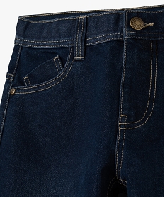 jean garcon coupe regular taille ajustable bleuG310501_3