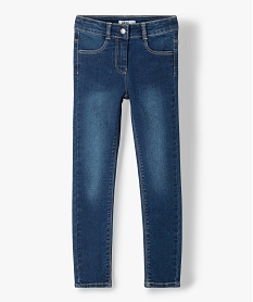 GEMO Jean fille coupe Ultra skinny Bleu