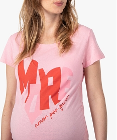 tee-shirt de grossesse avec inscription en forme de cour roseG329801_2