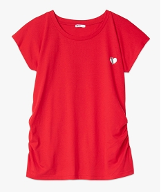 tee-shirt de grossesse avec petit motif rougeG330101_4