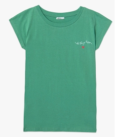 tee-shirt de grossesse avec petit motif vertG330201_4