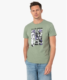 GEMO Tee-shirt homme avec motif BD - Batman kaki standard