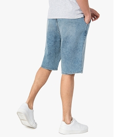 bermuda en jean homme delave coupe chino bleu shorts en jeanG430801_3