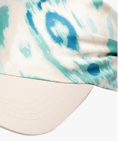 foulard visiere imprime femme bleu standardI001501_3