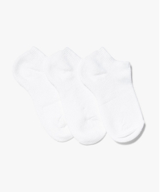 chaussettes enfant ultra courtes (lot de 3) blanc standardI014401_1