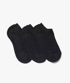 chaussettes enfant ultra courtes (lot de 3) noir standardI014501_1