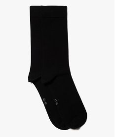 chaussettes homme tige haute en modal (lot de 2) noir standardI015301_1