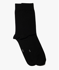 chaussettes homme en fil decosse (lot de 2) noir standardI015501_1