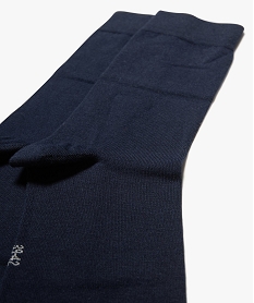 chaussettes homme fines a tige haute (lot de 2) bleuI016201_2
