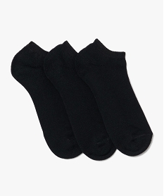 chaussettes homme ultra courtes unies (lot de 3) noir standardI017101_1