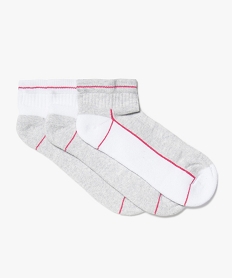 socquettes femme special sport (lot de 3) rose standard chaussettesI018401_1