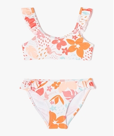 maillot de bain fille 2 pieces a motifs fleuris imprimeI024401_1